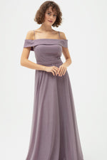 Women Sın Handerled Kayık Yolır Grade Long Evening Dress