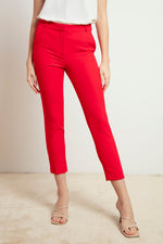 Woman High Waist Fabric Pants