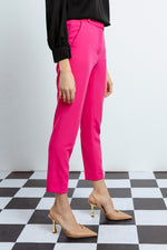 Woman High Waist Fabric Pants