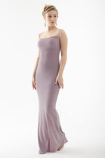 Women'S Stone Hanger Long Evening Dress With Back Dica