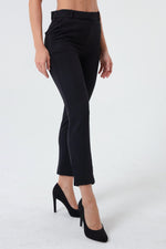 Woman High Waist Fabric Pants