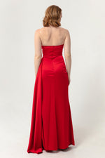 Women'S Chest Stone Long Evening Dress