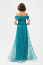 Women'S Board Broke Sılven Long Evening Dress