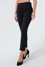 Woman High Waist Fabric Pants