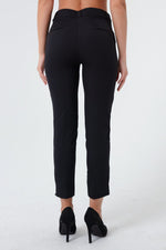 Woman High Waist Fabric Pants