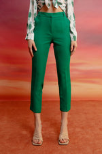 Woman High Waist Fabric Pants