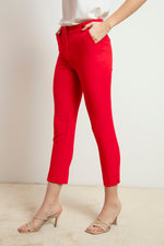 Woman High Waist Fabric Pants