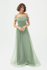 Women'S Board Broke Sılven Long Evening Dress