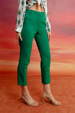 Woman High Waist Fabric Pants