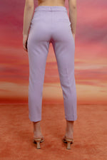 Woman High Waist Fabric Pants