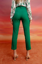 Woman High Waist Fabric Pants