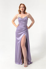 Women'S Chest Stone Long Evening Dress