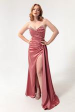 Women'S Chest Stone Long Evening Dress