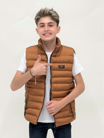 Boy Hooded Fashion Trend Swelling Vest AK215354
