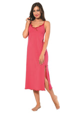 Women's Long Nightgown with Strap 902