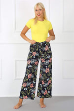 Women's Combed Cotton Wide Leg Trousers 210012