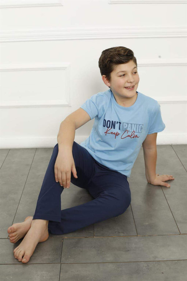 Short sleeve boys discount pjs