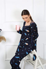 Women's Triple Dressing Gown 16105