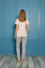 Women's Cotton Pajamas Suit 20500P