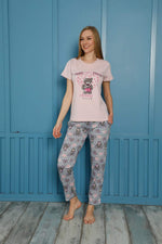 Women's Cotton Pajamas Suit 20502P