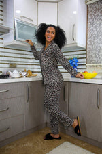 Women's Combed Long Sleeve Pajama Set 2768