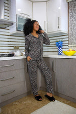 Women's Combed Long Sleeve Pajama Set 2768