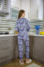 Women's Combed Long Sleeve Pajama Set 2769