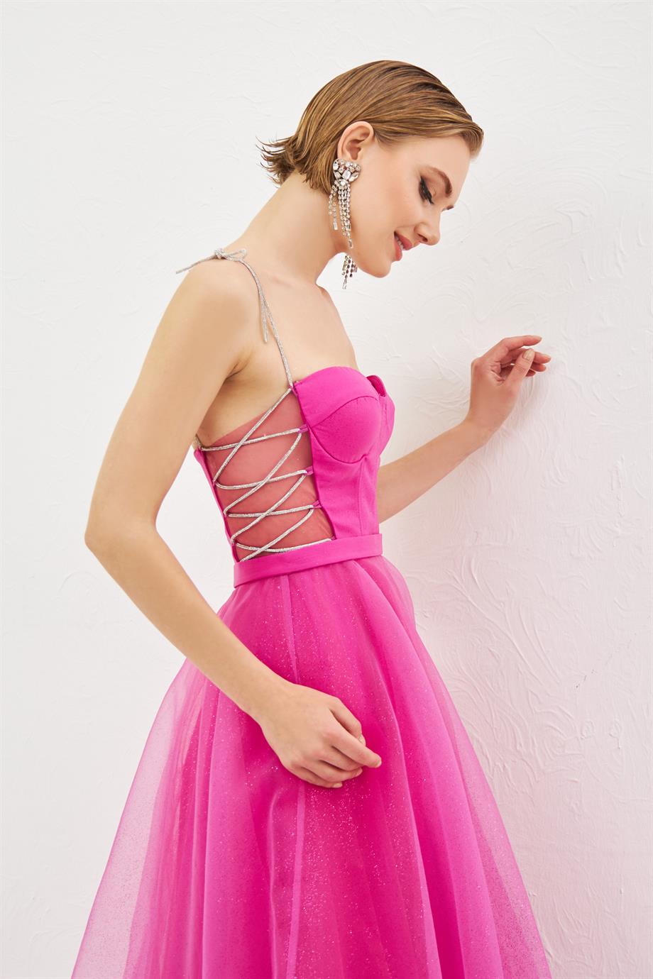 Fuchsia Tulle Dress