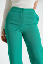 Double Basic Green Pants