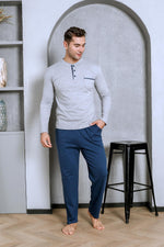 Men's Pajama Set Six Straight Cotton Seasonal M70022279