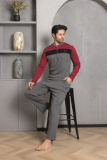 Men's Pajama Set Interlok Öön Middle Part Cotton Seasonal M70052267