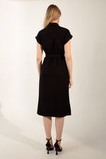 Female Cruve Yaka Arched Midi Dress