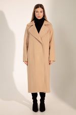 Female Skıt Closed Zipper Detailed Coat