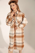 Female Plaid Patterned Shirt