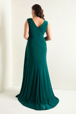 Large Size With Stones As Well As Women'S Long Evening Dresses