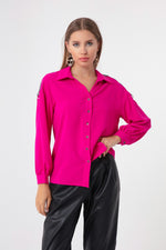 Woman Shirt Shirt With Lanes