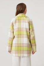 Female Plaid Coat