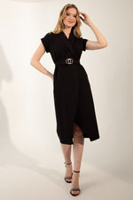 Female Cruve Yaka Arched Midi Dress