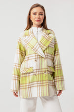 Female Plaid Coat