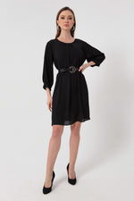 Women'S Belt Mini Dress