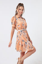 Women Patterned Shirt Dress