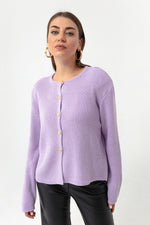 Woman Gold Buttoned Homeland Cardigan