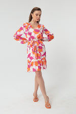 Woman Flower Patterned Dress