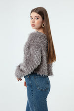 Female Furry Simli Sweater