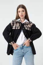 Female Plaid Pattern Jacket