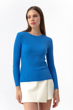 Female Bike Collar Knitwear Sweater