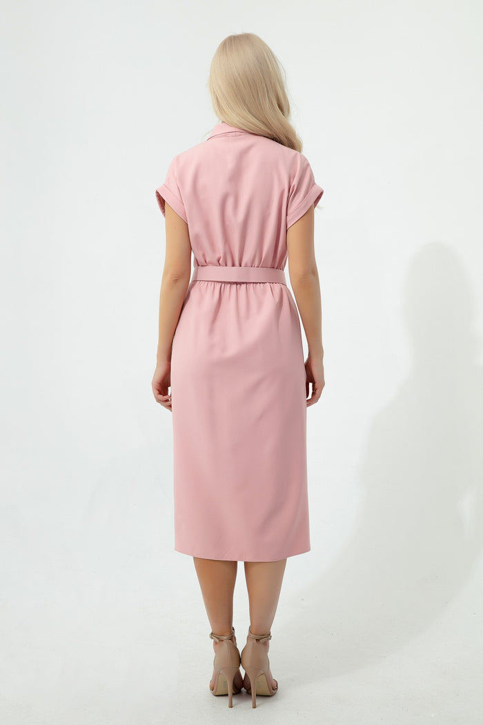 Female Cruve Yaka Arched Midi Dress