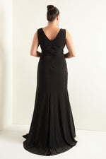 Large Size With Stones As Well As Women'S Long Evening Dresses