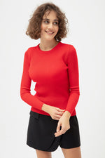 Female Bike Collar Knitwear Sweater