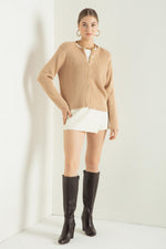 Woman Gold Buttoned Homeland Cardigan